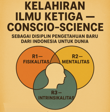 DEKLARASI RESMI  KELAHIRAN ILMU KETIGA — CONSCIO-SCIENCE